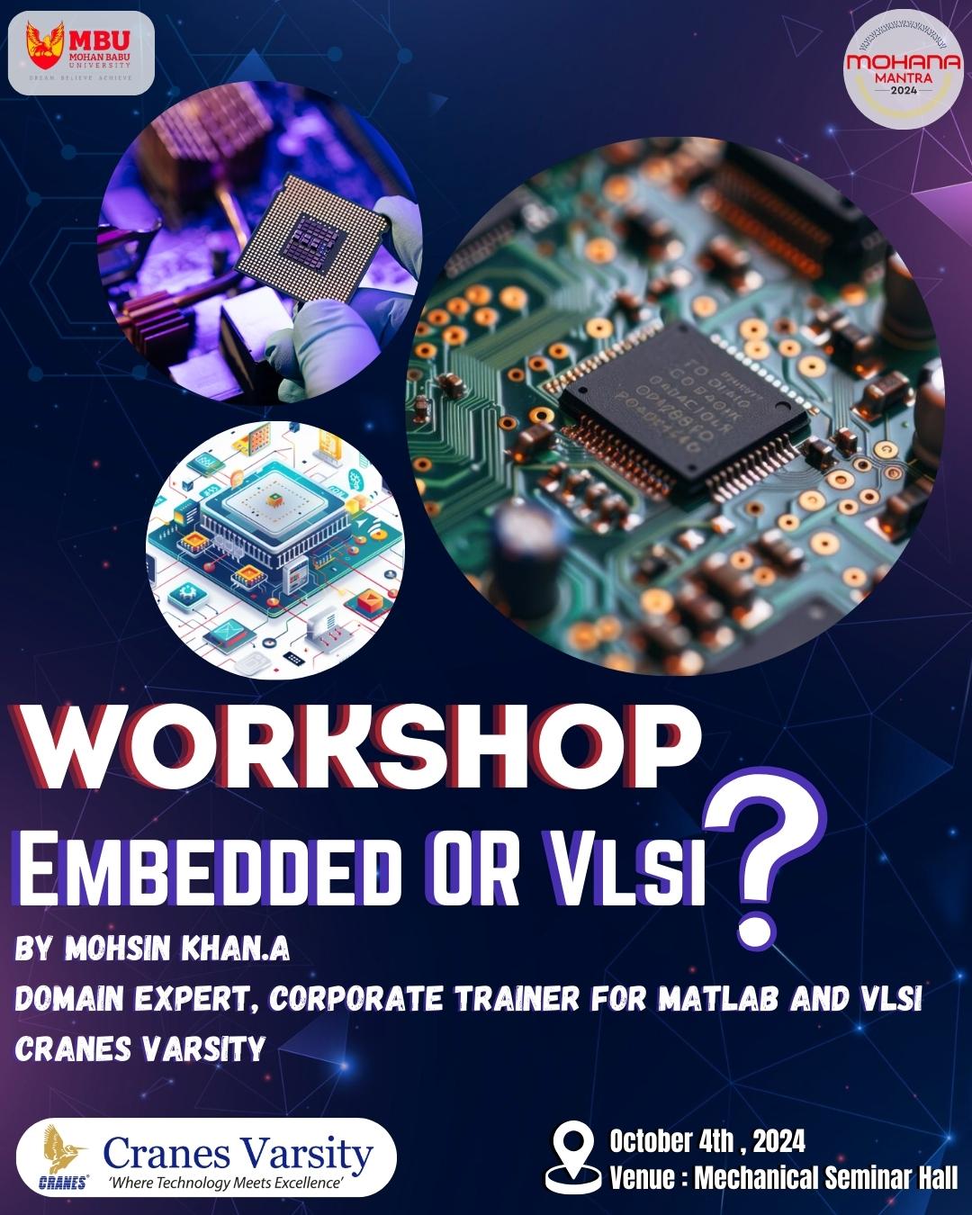 Workshop on Embedded System & VLSI Design